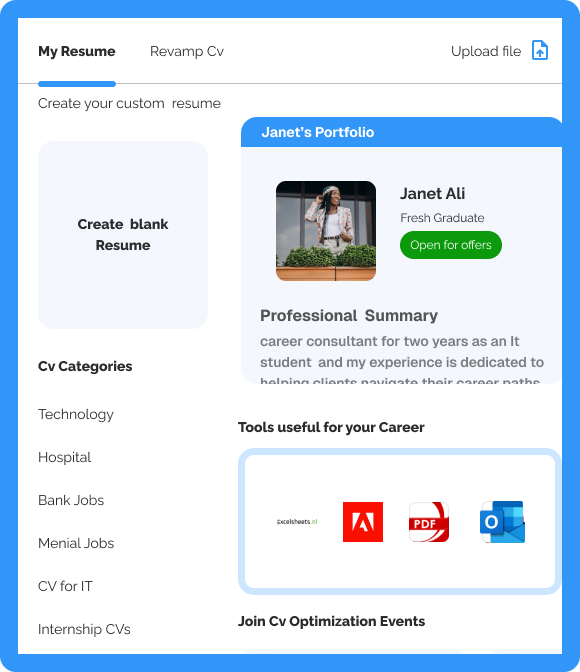 Early Career Portfolio Dashboard